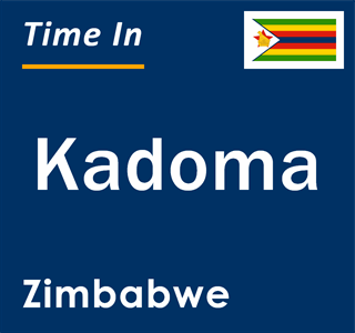 Current time in Kadoma, Zimbabwe
