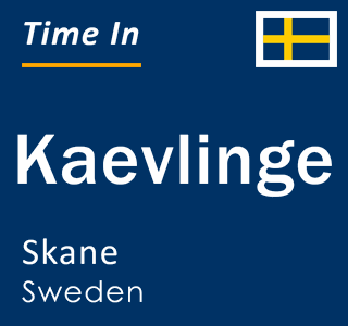 Current local time in Kaevlinge, Skane, Sweden