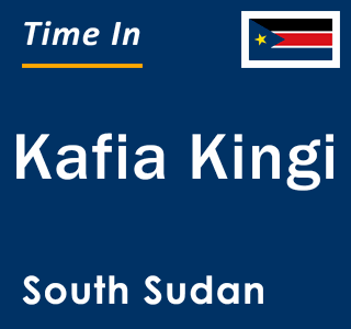 Current local time in Kafia Kingi, South Sudan