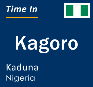Current local time in Kagoro, Kaduna, Nigeria