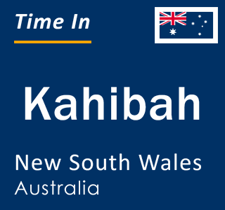 Current local time in Kahibah, New South Wales, Australia