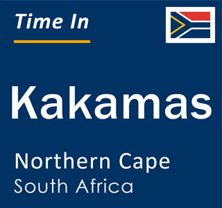 Current local time in Kakamas, Northern Cape, South Africa