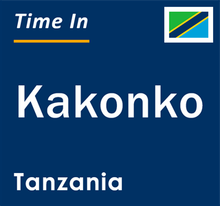 Current local time in Kakonko, Tanzania