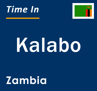 Current local time in Kalabo, Zambia