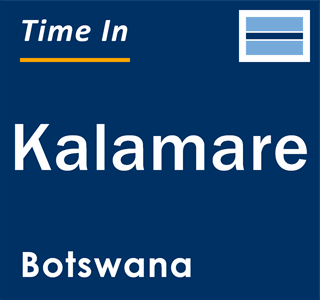 Current local time in Kalamare, Botswana