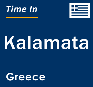 Current local time in Kalamata, Greece