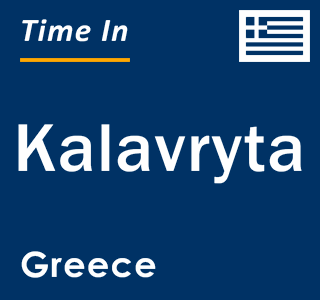 Current local time in Kalavryta, Greece