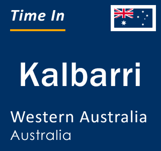 Current local time in Kalbarri, Western Australia, Australia