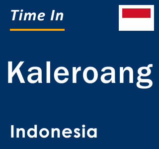 Current local time in Kaleroang, Indonesia