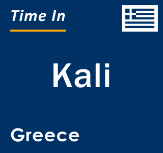 Current local time in Kali, Greece