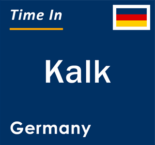 Current local time in Kalk, Germany