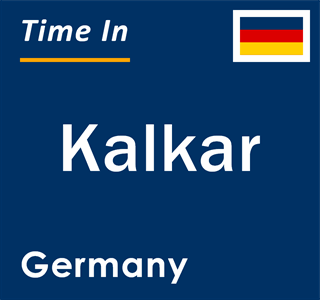 Current local time in Kalkar, Germany