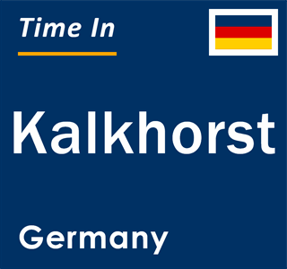 Current local time in Kalkhorst, Germany