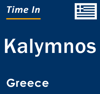 Current local time in Kalymnos, Greece