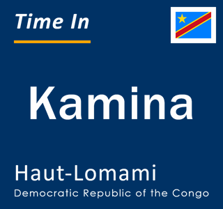 Current time in Kamina, Haut-Lomami, Democratic Republic of the Congo