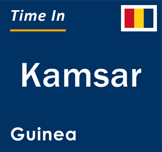 Current local time in Kamsar, Guinea