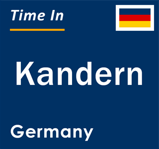 Current local time in Kandern, Germany