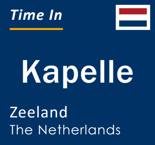 Current time in Kapelle, Zeeland, Netherlands