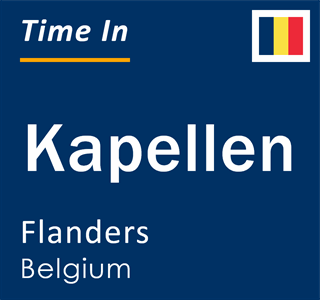 Current local time in Kapellen, Flanders, Belgium
