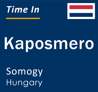 Current local time in Kaposmero, Somogy, Hungary