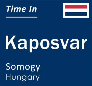 Current local time in Kaposvar, Somogy, Hungary
