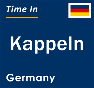 Current local time in Kappeln, Germany