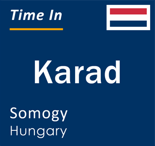 Current local time in Karad, Somogy, Hungary