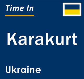 Current local time in Karakurt, Ukraine