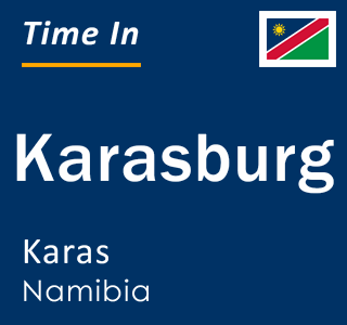 Current local time in Karasburg, Karas, Namibia