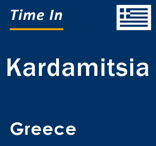 Current local time in Kardamitsia, Greece