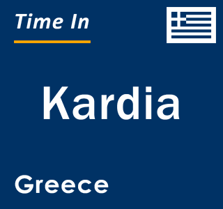 Current local time in Kardia, Greece