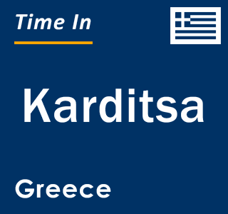 Current local time in Karditsa, Greece