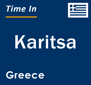 Current local time in Karitsa, Greece