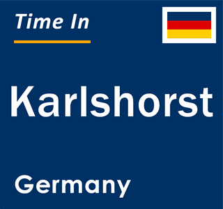 Current local time in Karlshorst, Germany