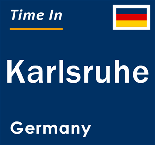 Current local time in Karlsruhe, Germany