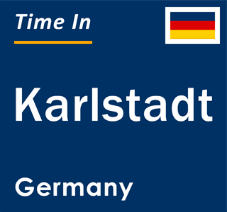 Current local time in Karlstadt, Germany