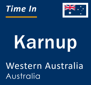 Current local time in Karnup, Western Australia, Australia