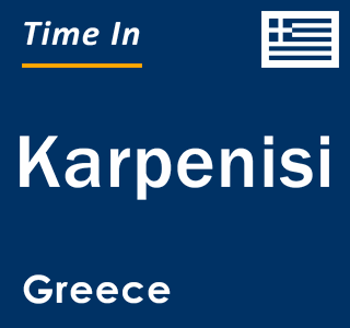 Current local time in Karpenisi, Greece