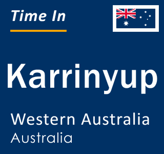 Current local time in Karrinyup, Western Australia, Australia