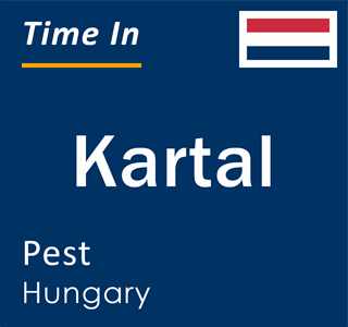 Current local time in Kartal, Pest, Hungary