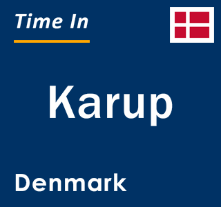 Current local time in Karup, Denmark