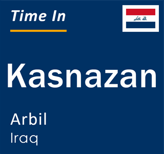 Current local time in Kasnazan, Arbil, Iraq