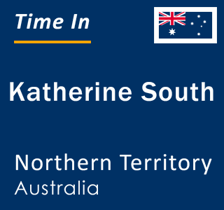 Current local time in Katherine South, Northern Territory, Australia
