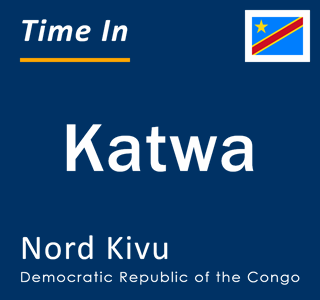 Current local time in Katwa, Nord Kivu, Democratic Republic of the Congo