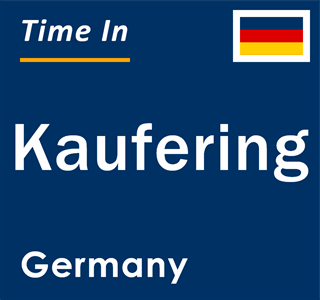 Current local time in Kaufering, Germany