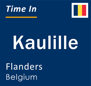 Current local time in Kaulille, Flanders, Belgium