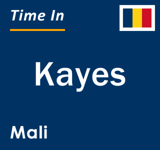 Current local time in Kayes, Mali