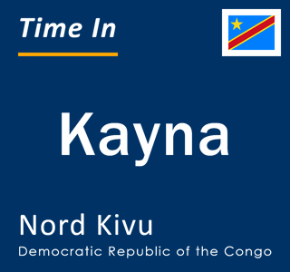 Current local time in Kayna, Nord Kivu, Democratic Republic of the Congo