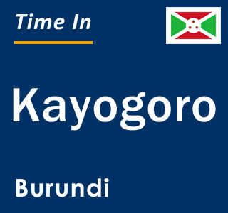 Current local time in Kayogoro, Burundi