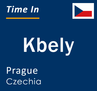 Current local time in Kbely, Prague, Czechia